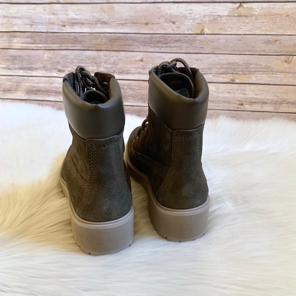 Timberland Carnaby Cool 6” Olive Suede Boots - Picture 6 of 8